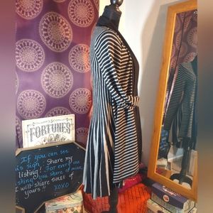 Downtown Stripe Cardigan Sweater by Soft Surroundings